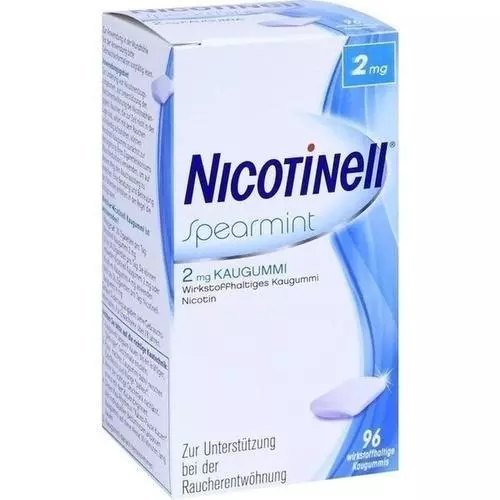 NICOTINELL Spearmint 2 mg Kaugummi 96 St PZN 11100271