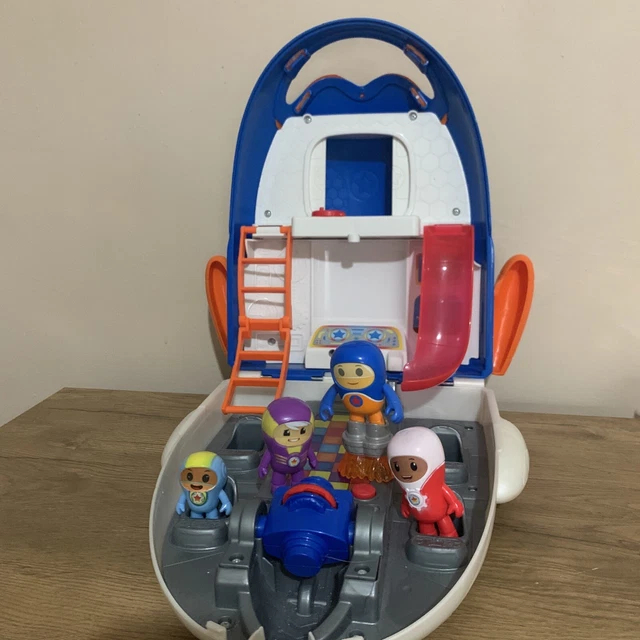 ELECTRONIC GO JETTERS Jet Pad HQ Headquarters Playset And Figures