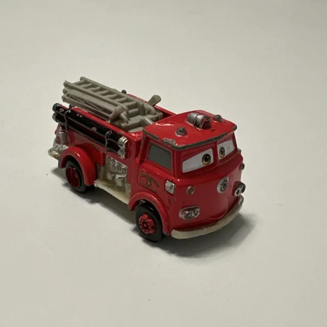 BIG RED FIRE ENGINE Disney Pixar Cars 1:55 Diecast Bundle SEE Flo Sarge Mater
