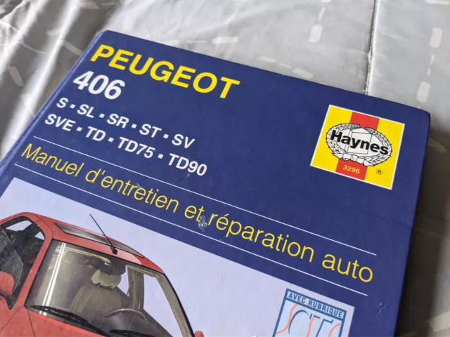 Manuel entretien et réparation Peugeot 406 3