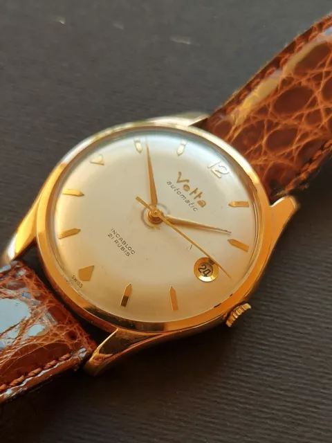 Vetta Automatic, Vintage Incabloc 21 Rubis, 37mm Running