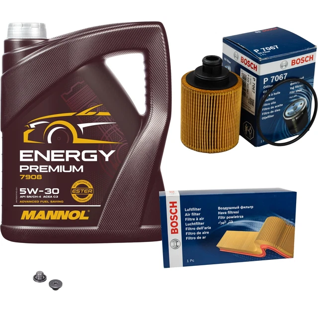 FEBI 38836 Filtersatz MANN INSPEKTIONSPAKET 5L MOTUL 5W-30 MOTORÖL