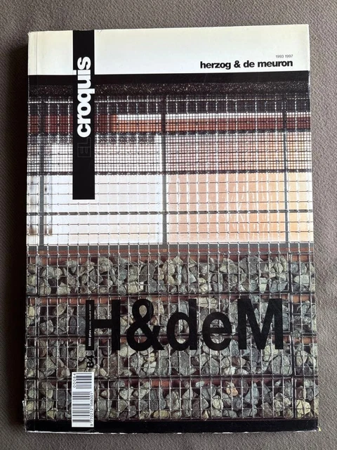 EL CROQUIS 1981-2000 Herzog & De Meuron - Hardback (English