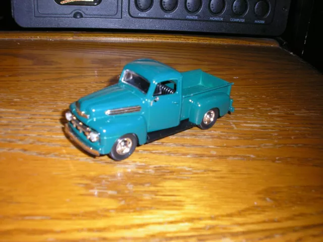 Vintage 4" Nice Classic 1950's Ford F-1 Pickup Truck Green w/ Chrome Free SHIP