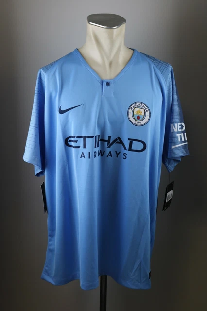 Manchester City Trikot Nike 2018-2019 Home jersey Gr. 2XL / 3XL Etihad Airways