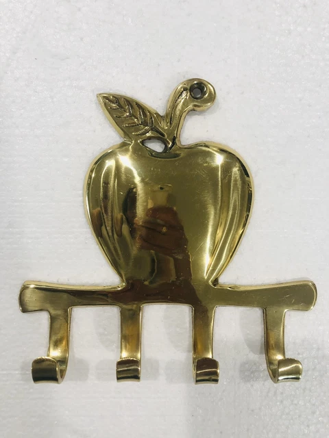 Apple Brass Wall Rack