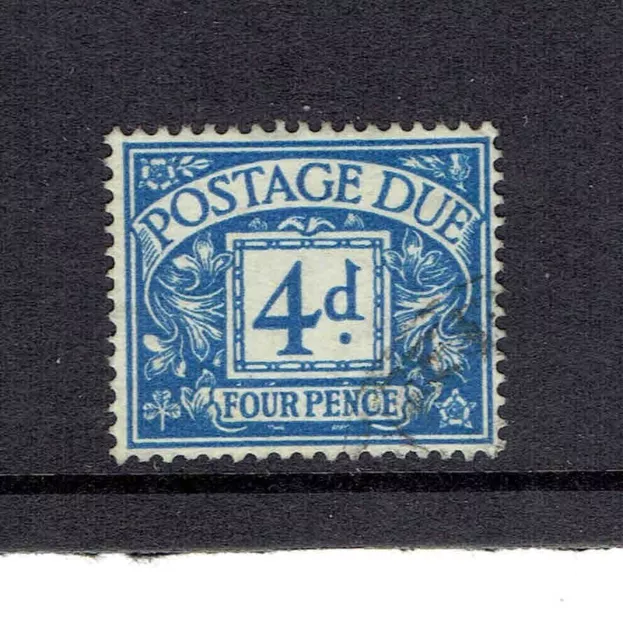 GB 1956 QEII, SG D51, 4d Postage Due / To Pay (Wmk W165). Used