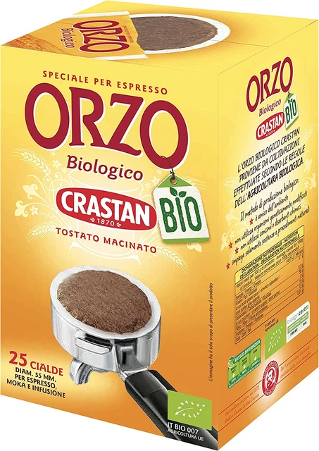Cialde Espresso Orzo Biologico - 6 Confezioni Da 25 Cialde Totale 150 Capsule