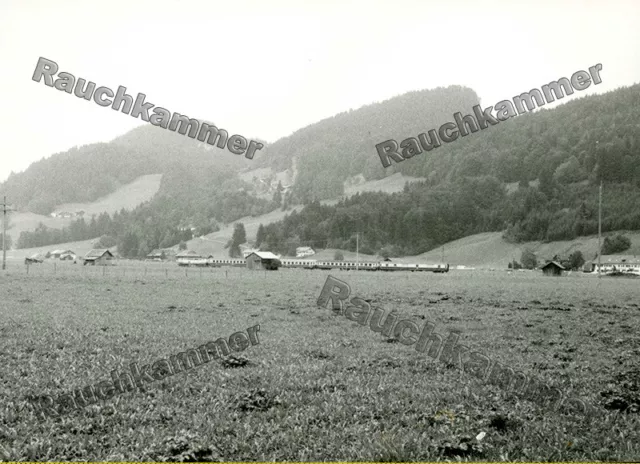 altes PE-Foto DB Strecke Immenstadt - Oberstdorf 1990 - 9x14 B09471