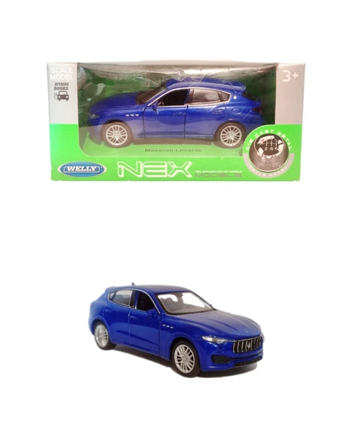 Maserati Levante Blue Welly 1/34-1/39 Voiture