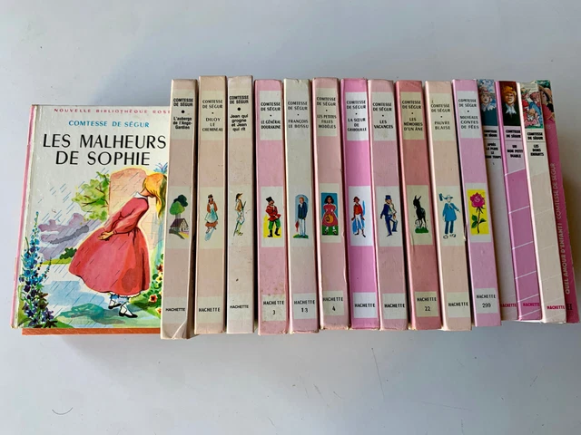 LOT 16 LIVRES Comtesse de Ségur - 100% collection la Bibliothèque Rose