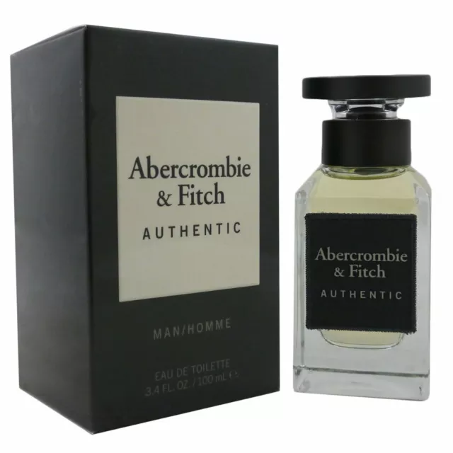 Abercrombie & Fitch Authentic Man 100 ml Eau de Toilette EDT Herrenduft OVP NEU