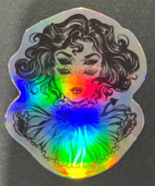 Holographic Rebel Theme Skulls Evil Eye Animals - Your Choice Vinyl Decals