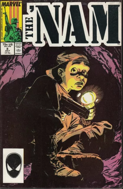 'Nam #8 1987 -In The Underground- '1St App Fudd Verzy/ Tunnel Rat' Murray...fn-