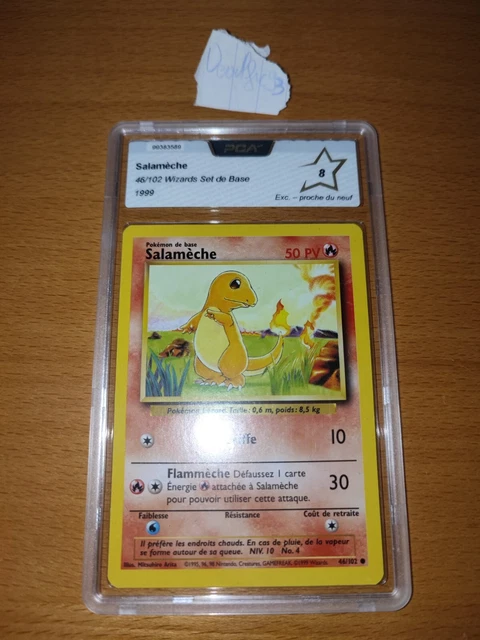 Pokemon Salameche Card 46/102 - Base Set - PCA 8