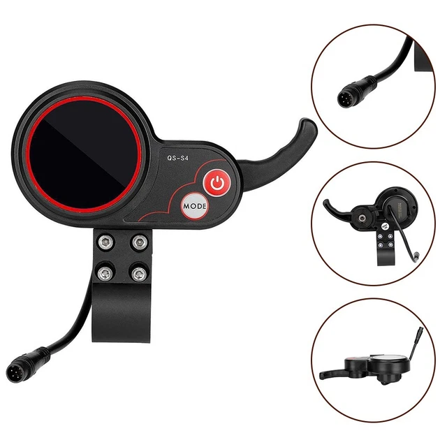Tableau De Bord Avec Clignotants Pour Xiaomi Scooter électrique 4Lite – Moniteur De Vitesse Et Puissance, écran Clair, ABS Imperméable
