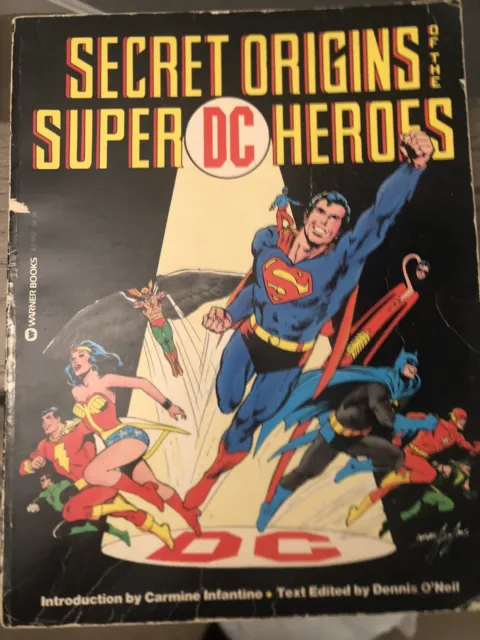 Secret Origins of the Super DC Heroes 1976 TPB paperback NEAL ADAMS COVER