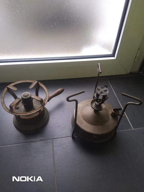 Ancien réchaud PRIMUS N°71 vintage complet clé + débouche gicleur camping déco collection - Décoration