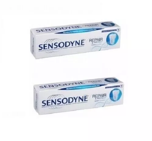 Dentifrice Sensodyne Réparer & Protéger avec NOVAMIN 70 g (pack de 2)...