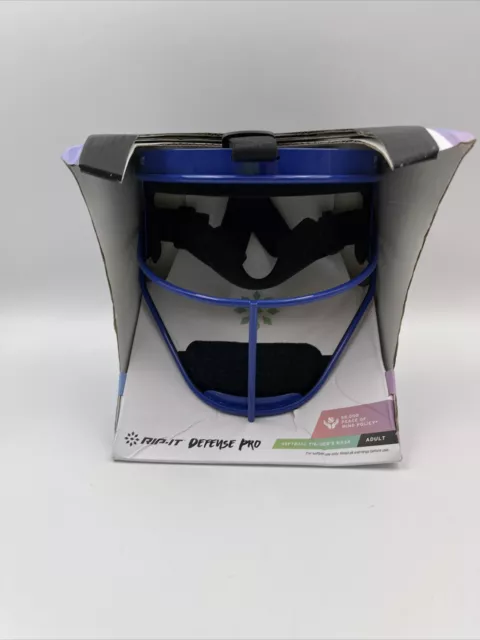 RIP-IT Adult Defense Pro ROYAL BLUE Softball Fielders Mask