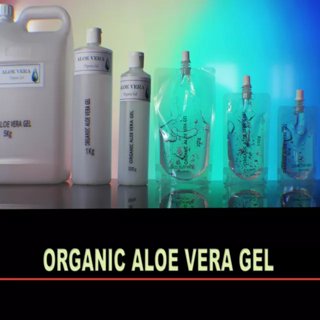 ✅ALOE VERA GEL 100% ORGANIC BULK 1kg to 10Kg  All AUSTRALIAN Made Fragrance Free