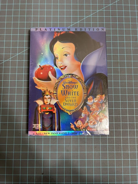 Snow White and the Seven Dwarfs (DVD, 2-Disc Set, Platinum Edition) Brand New