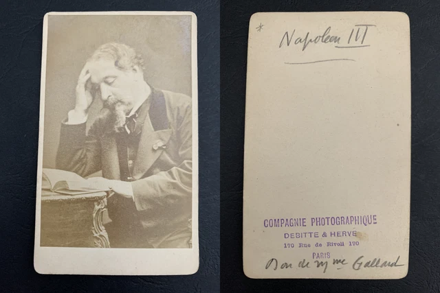 Ancienne Photo Tirage Albuminé Tahiti - Format CDV 7x9,5 Cm - Vers 1870 - Original