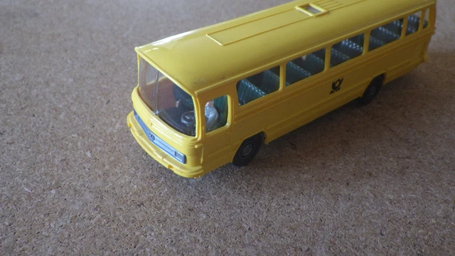Wiking 1:87 alt, Mercedes Postbus mit Fehldruck, Katalog Nr. 710/113