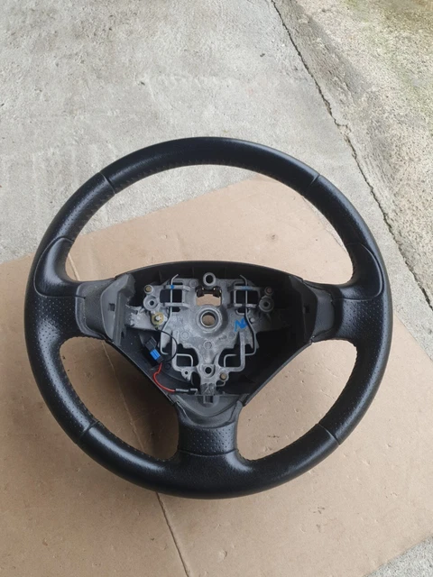 Auto Couvre Volant Pour Peugeot Partner Tepee 2012-2018,Fibre De Carbone Cuir Universelle Housse Antidérapant Protection Respirant Aménagements Intérieurs Pièces Détachées Voiture,F