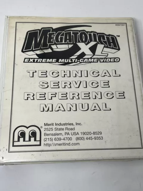 Megatouch XL  Merit Technical service Reference manual  Circuit Monitors Power