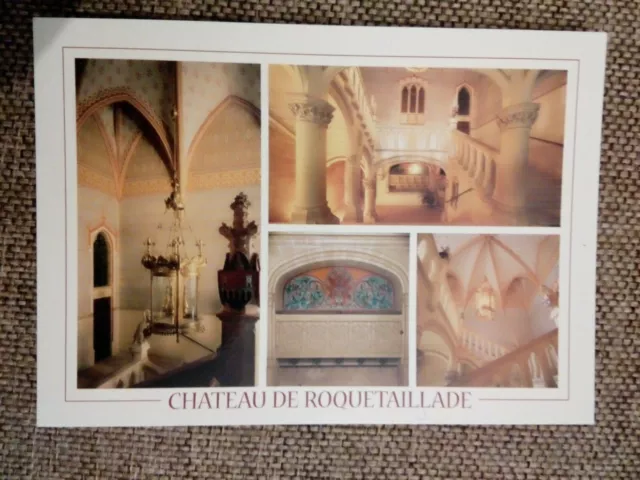 Cpsm Cpm 33 Gironde Château De Roquetaillade Différentes Vues Éditions Combier