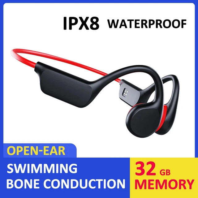 Jopwkuin Lettore Musicale FM Impermeabile IPX8, MP3 Sportivo