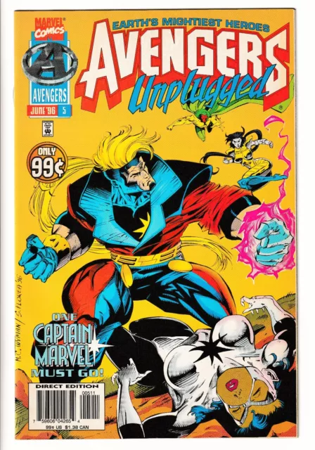 Avengers Unplugged #5 (1996, Marvel) Monica Rambeau becomes Photon, Key Issue