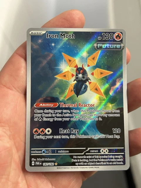 iron moth future pokemon card value Amazon.com: Iron Moth - Iron Bundle - Iron Jugulis - Paradox Rift - Future  Pokemon - 3 Card Lot main image 1
