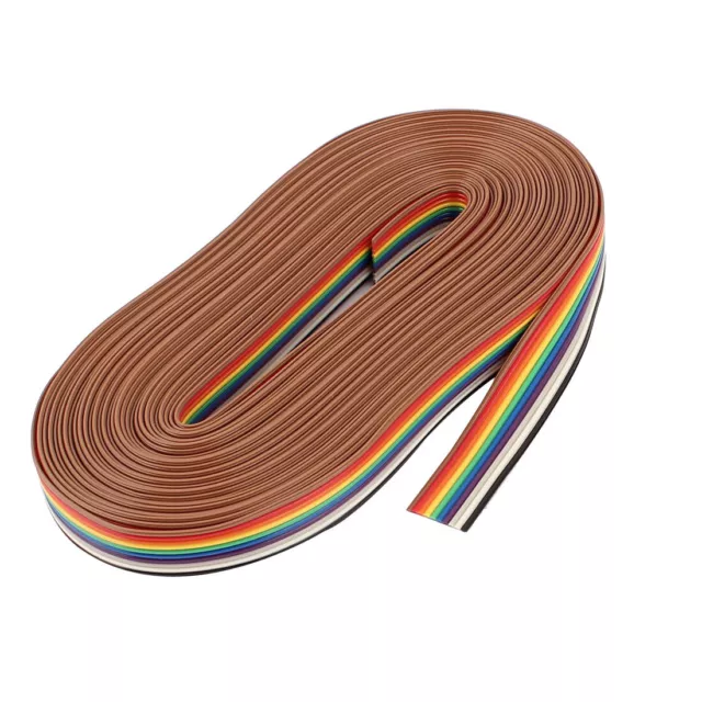 8M 10 Voies câble ruban plat couleur arc-en-ciel IDC fil