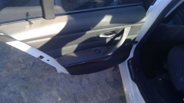 Black Leather Left Rear Door Trim Panel 51427217579 Fits 06-12 BMW 328I E90 OEM