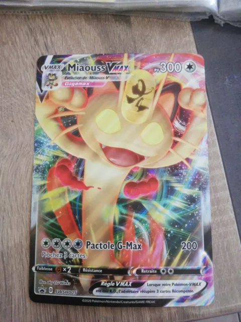 Produit Carte Géante Jumbo Miaouss VMax (SWSH005) Full ART 300 PV Pokémon -  UltraJeux