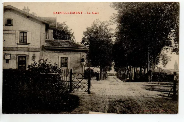 SAINT CLEMENT - Meurthe et Moselle - CPA 54 - La gare