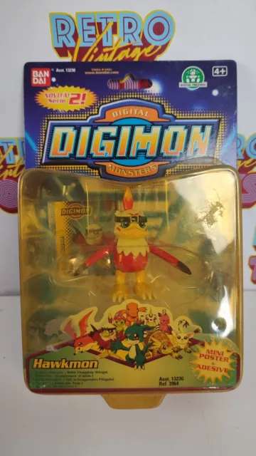 Hawkmon Action Figure Digital Digimon Monster Serie 2 Bandai Giochi Preziosi