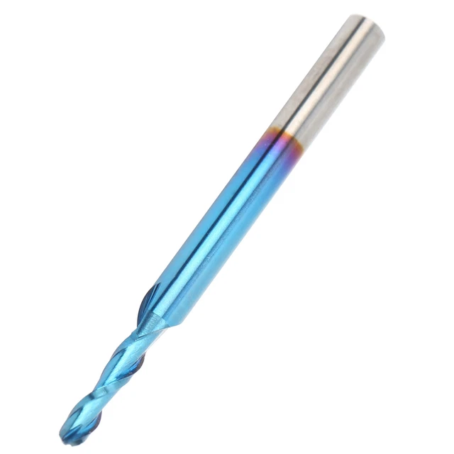 Fresatrice A Sfera Fresatrice Per Router A Spirale Con Rivestimento Blu 3 175x2x