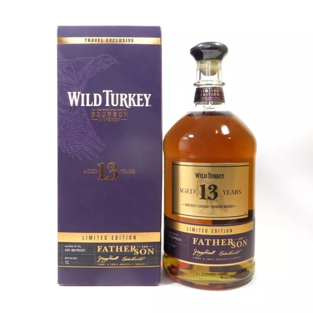 Wild Turkey 13 Year Old Father & Son Bourbon Whiskey 1L