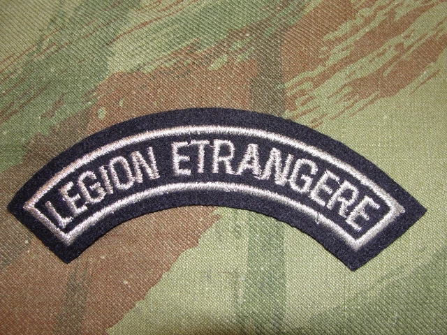 Patch Thermocollant Légion Étrangère 'Marche Ou Crève' - Écusson à Coudre Ou Coller