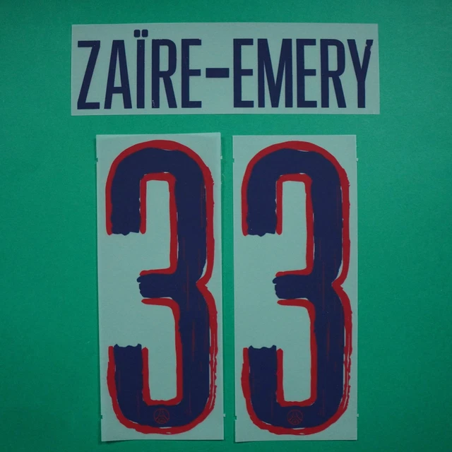 AFFICHE WARREN ZAÏRE-EMERY Paris Saint-Germain 2023/2024 Domicile