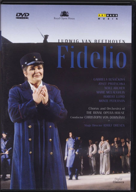 BEETHOVEN: FIDELIO Gabriela Benackova, Josef Protschka, Dohnanyi, DVD, sehr gut
