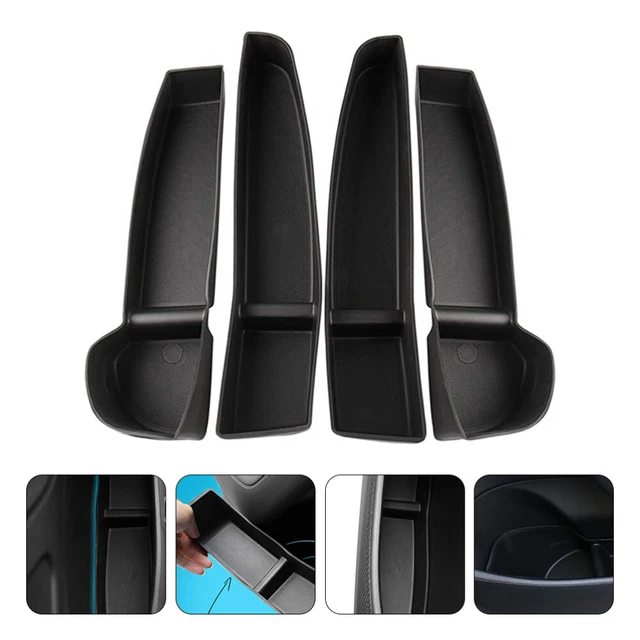 4 Pcs Car Armrest Storage Box Model3 Storage Box Car Storage Box Door Handle