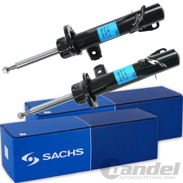 2x SACHS GASDRUCK STOßDÄMPFER VORNE passend für MINI R50 R53 R55 R56 R57 R58 R59