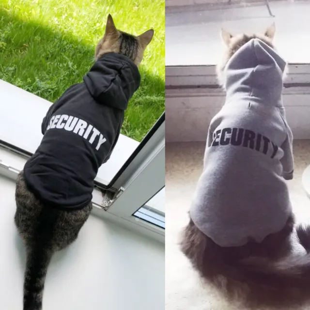 Ropa de gato mascota gato abrigos chaqueta sudaderas con capucha para gatos