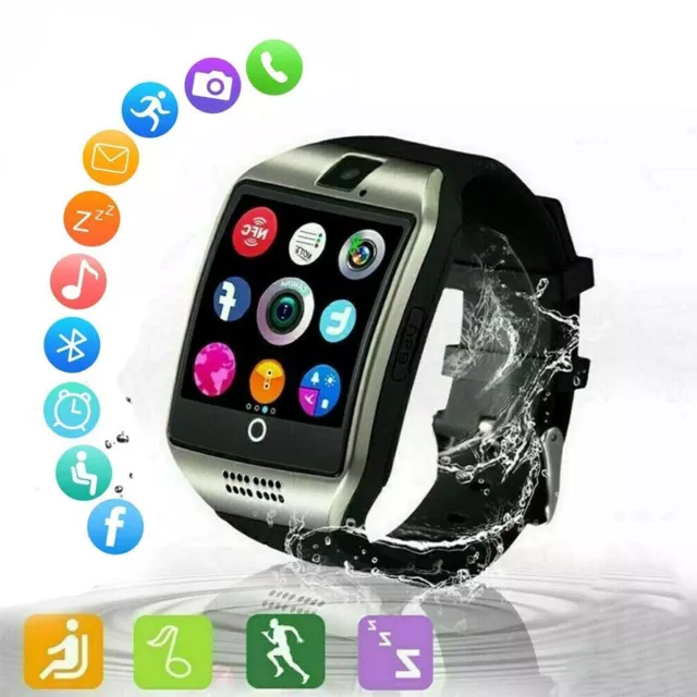 Sports Q18 Bluetooth Smart Watch Phone Wrist Touch Screen Watch GPS for Android