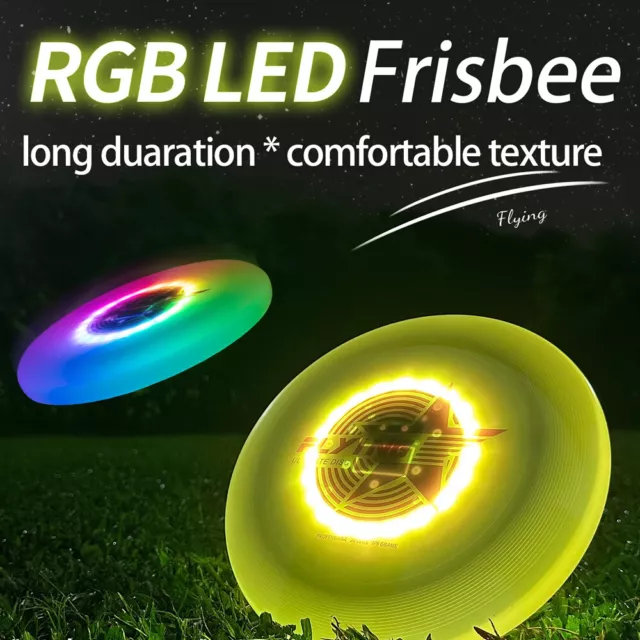 LED-Blink-Flying Disc,leuchtende Flugscheibe, Wurfspielzeug für den Außenbereich