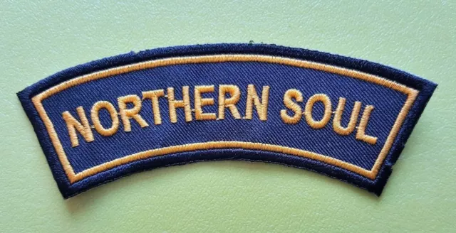 Northern Soul Patch Sew / Iron On Badge Keep The Faith Shoulder Flash